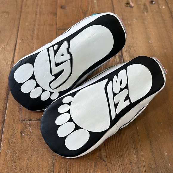 Vans aqua pink leopard soft sole sneakers - Picture 6 of 7